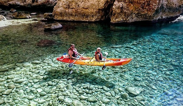 Excursión Kayak Cala en Caló